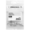 Straight hook (pack of 6) FI 3.5mm Vorstahl