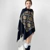 Luxury  Fashion Cashmere Shawl Large Cashew Printed Scarf Double-Sided Embroidered Tassel Scarves Women Blanket Bandana