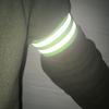 8 шт. Светоотражающие нарукавные повязки для бега, регулируемая светоотражающая лента безопасности, предупреждающий браслет для ночных прогулок, езды на велосипеде, бега