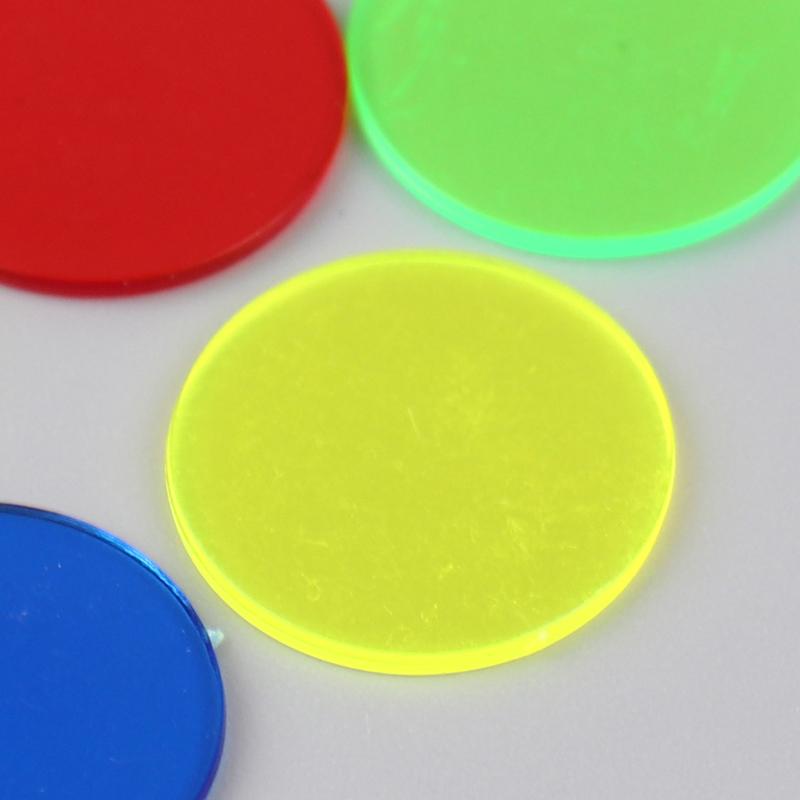 100Pcs Montessori Education Math Toys Learning Resources Color Bingo Chip Supply