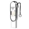 EAGET FU68 Зашифрованная флешка USB с двумя интерфейсами и сканером отпечатков пальцев