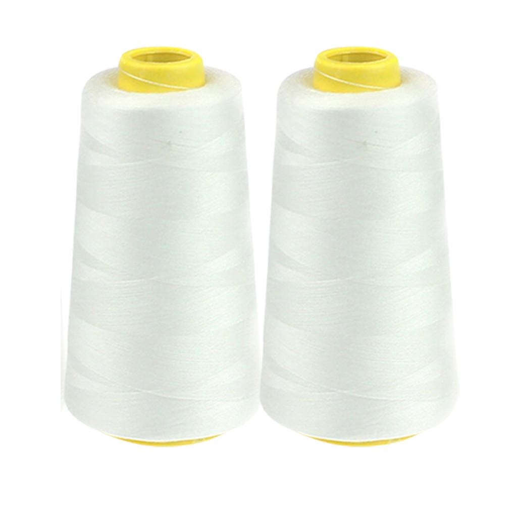 Household Color Polyester Sewing Thread Pagoda Thread 2PC 2300 Yards