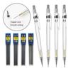 0.3/0.5/0.7/0.9mm Automatic Pencil with Lead Refill Set Propelling Pencil  Students