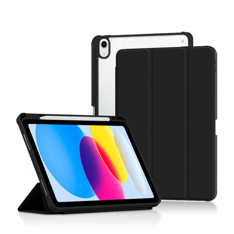 Чехол для iPad A16 11 дюймов Чехол для iPad 11-го поколения с держателем для карандашей Чехол для iPad 10-го 11-го поколения Автоматический сон/пробуждение iPad (А16)