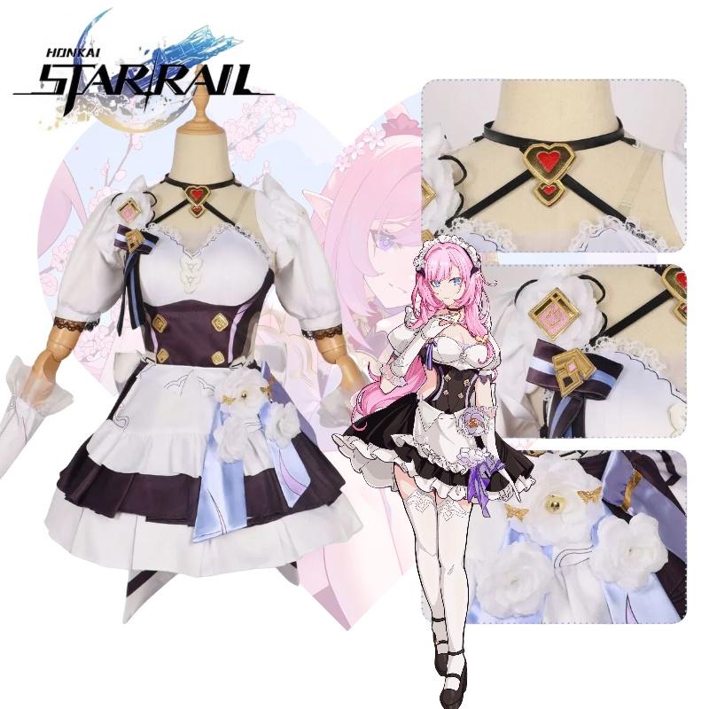 Костюм горничной Ailixiya в тематике игры, идеально подходящий для косплея и Хэллоуина