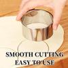 12PCS/Set Stainless Steel Round Cake Mold Baking Mousse Ring Kitchen Cutter DIY Cake Ring Tools Tools Pizza Cooking Cookie