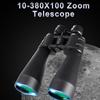 10-380x100 Powerful Binoculars Long Range Telescope Zoom Hd Bak4 High Magnification Professional Monocular For Outdoor Tourism