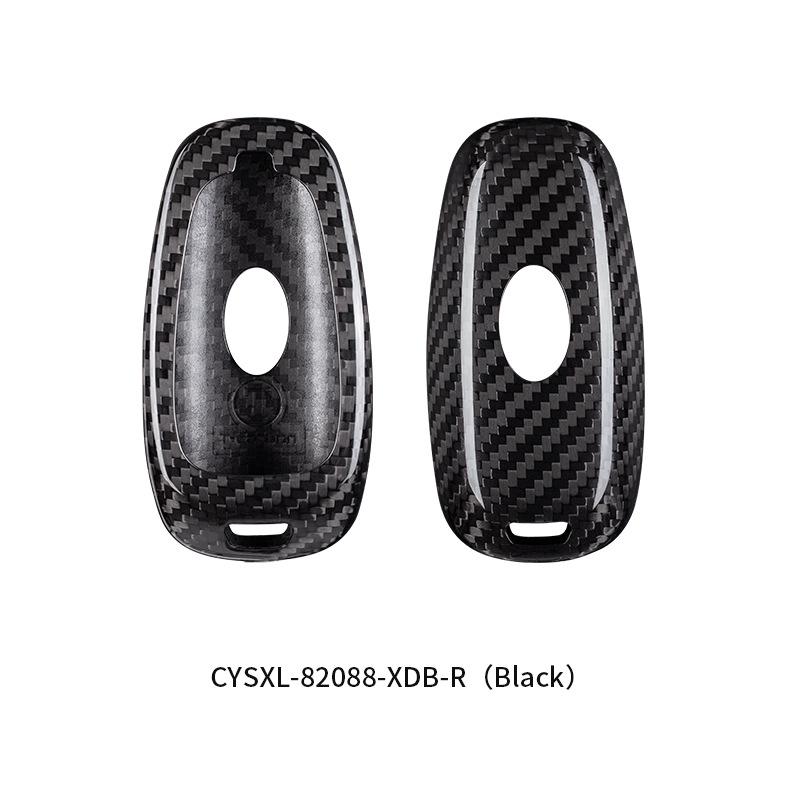 T-carbon Чехол для ключа из настоящего углеродного волокна для Hyundai Tucson 2021 года и Palisade 2023 года