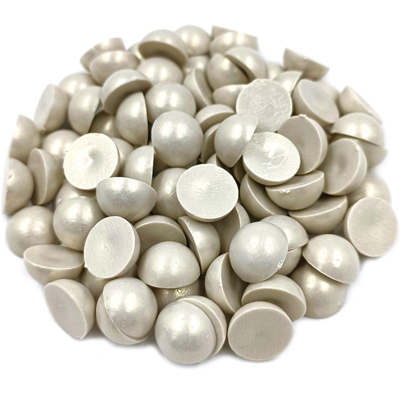 100 шт. изготовление ювелирных изделий 12 мм DIY для макарон матовые полукруглые бусины ожерелье браслет кулон