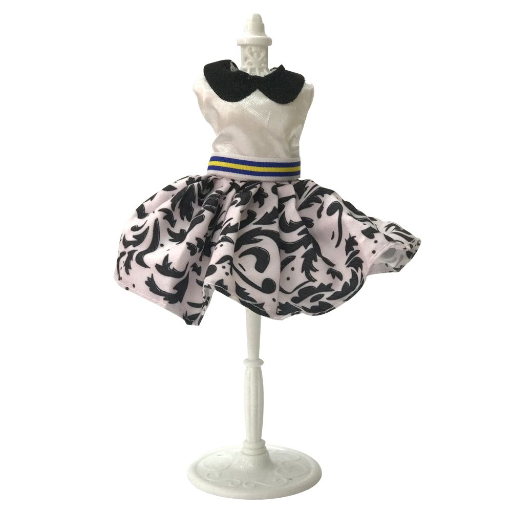 Girls Gift Dollhouse Accessories Model Holder Stand Doll Mannequin Holders White Display Rack