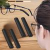 2Pairs Silicone Anti-Slip Covers with Ear Hooks Tips for Sunglasses and Eyeglass Temples, Available in Black, White, Brown
