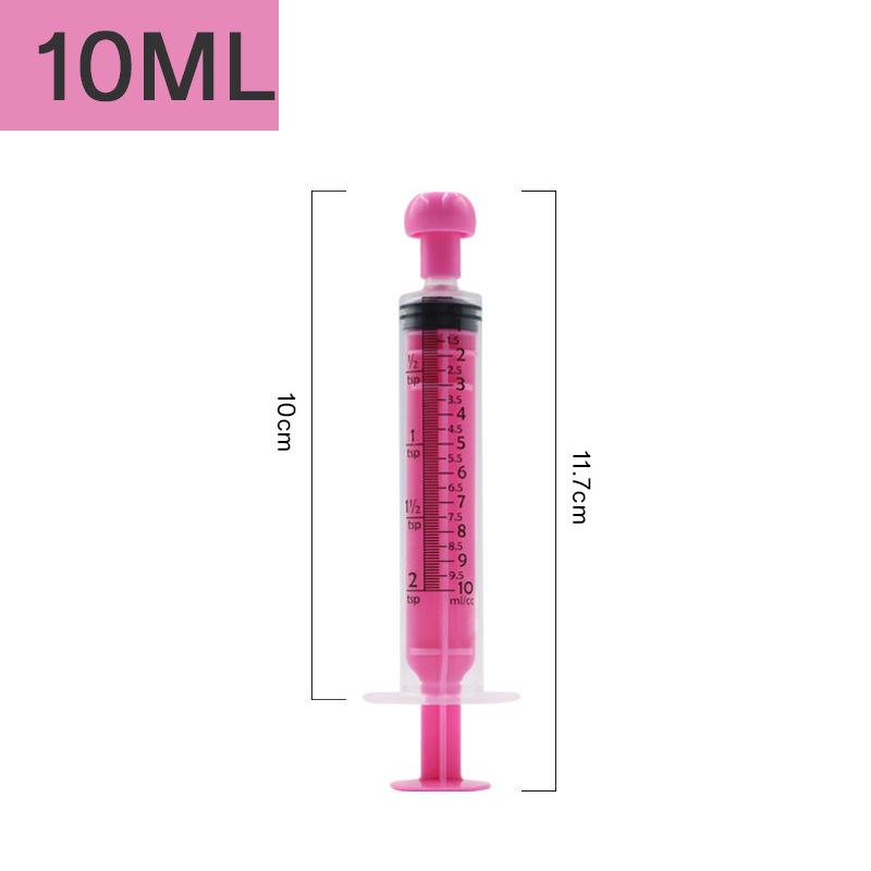 5Pcs Measurement Syringe With Cap, For Scientific Labs, Liquid Dispensing, Pet And Party Supplies, Oral Liquid 5Cc/5Ml-10Cc/10Ml