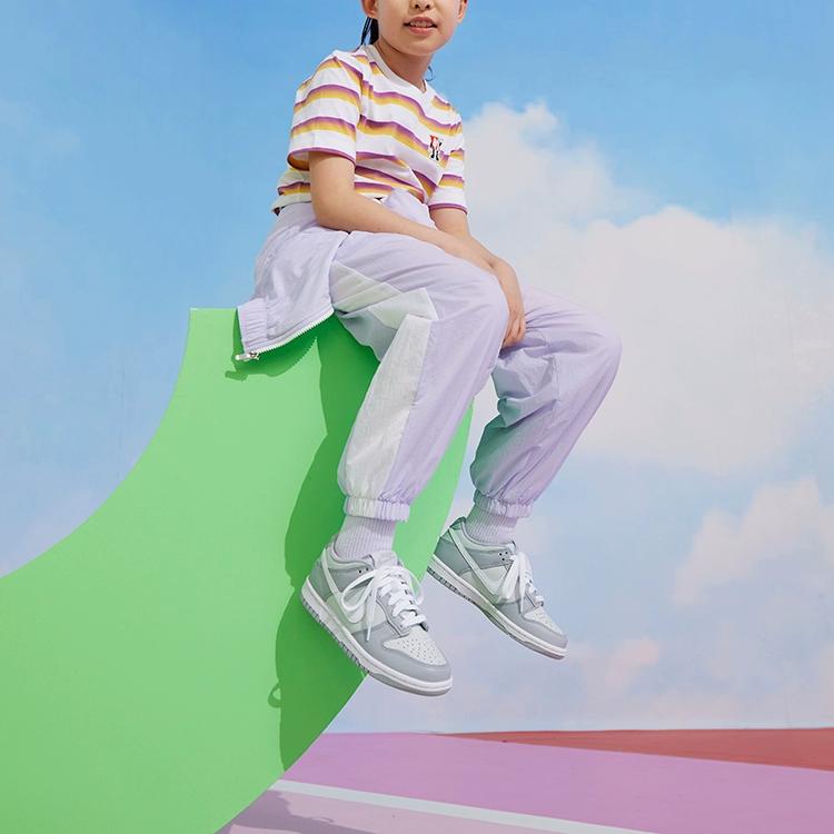 Nike Dunk Low GS Pure Platinum Wolf Grey Kids Sneakers White DH9765-001