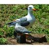 Seagull Statue Outdoor Sculpture Bathroom Themed Room Ornament Standing Decor