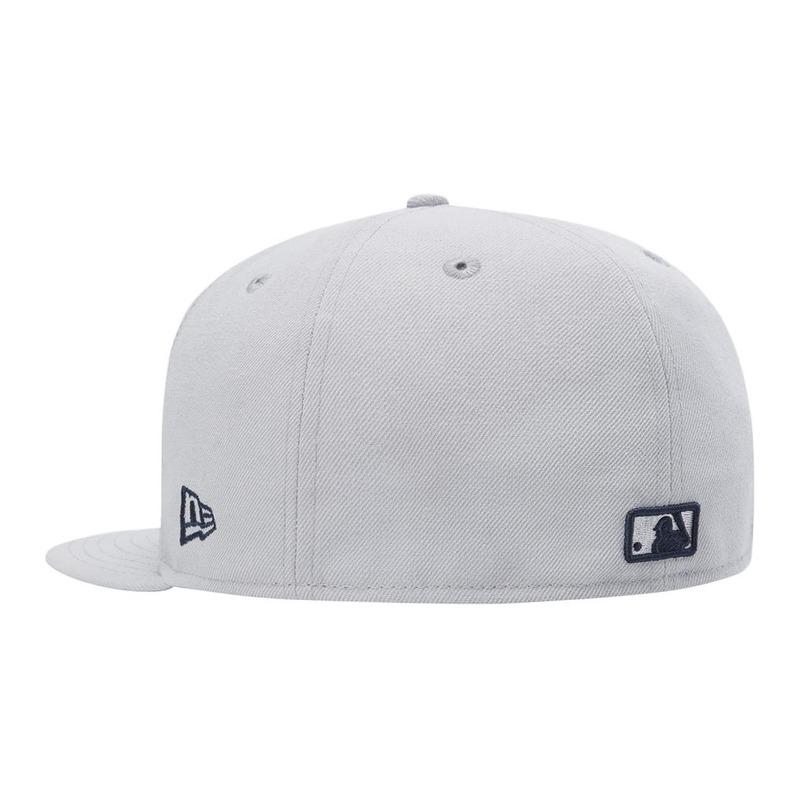 New Era ×Серия 59FIFTY MLB Los Angeles Dodgers Кепка для бейсбола из полиэфирного волокна Унисекс Стиль для пары Цвет Дельфиний Серый Азиатская версия 7 1/4