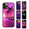 Чехол для телефона 80-х Retrowave Неоновые пальмы Для iPhone 17 Air 15 16 16e 14 13 Pro 12 11 Pro Max Для Apple PLUS fundas shell