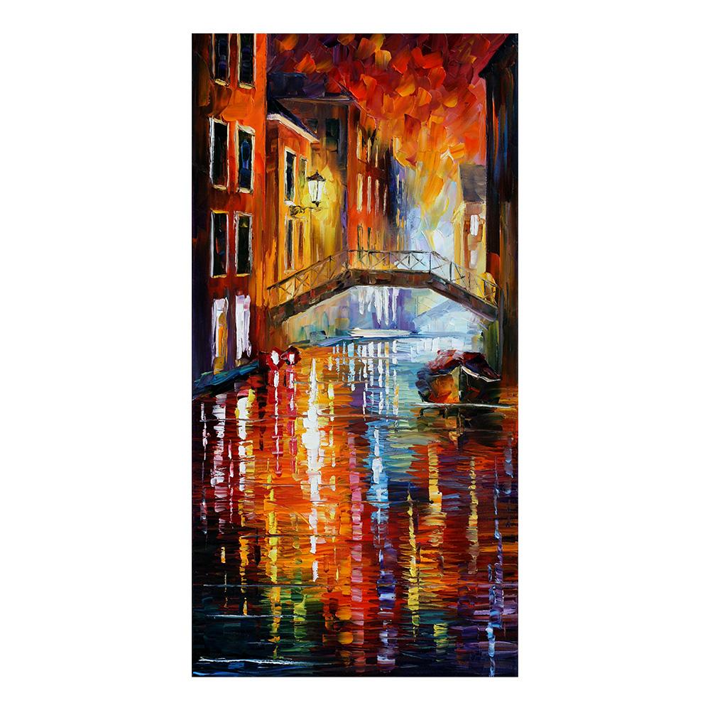 Современная абстрактная эстетика Настенное искусство Цветной лист Дерево HD Масло на холсте Постеры и принты Украшение для дома Спальни Гостиной Подарок