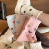 Thick, Fluffy, Heart-shaped Cartoon Warm Socks for Young Girls In Autumn and Winter, Home Warm Sleeping Socks