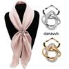 Elegant Alloy Rhinestone Scarf and Shawl Brooch: Versatile Jewelry Accessory