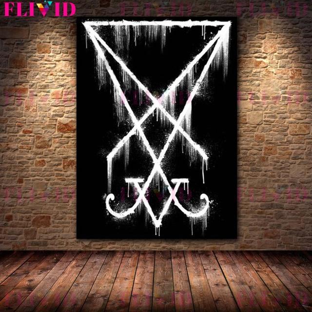 Готический Забавный Скелет Любовь Скандинавский Плакат Покерная Карта Гостиная Настенная Живопись Художественная Картина Маслом