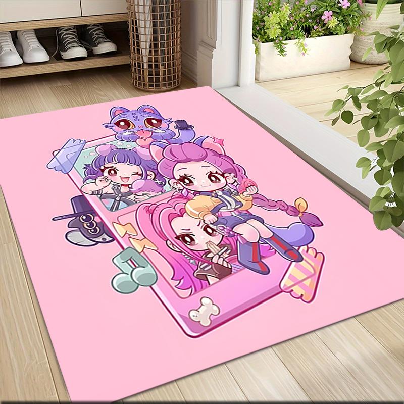 Kawaii Phone Friends Carpet Rug Soft Washable Antislip Home Living Room Sofa Mats Personalized Christmas Rug