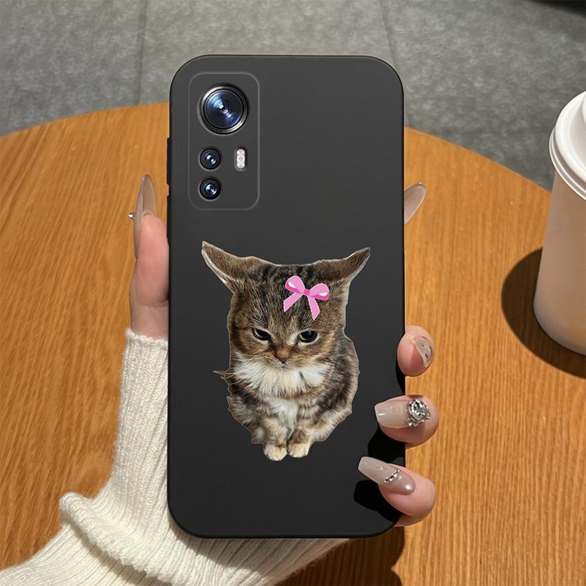For Xiaomi 12 12T 12S Pro 12S Ultra 12X 5G Phone Case Colorful Floral Soft Matte Silicone Back Cover Anti Fingerprint Protector