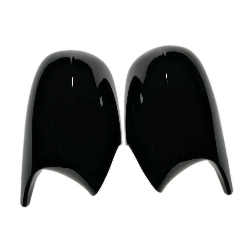 Черная крышка бокового зеркала Bat для BMW E90 E91 E92 E93 2010 2011 2013 E80 E81 E87 LCI Horn Shape заменить