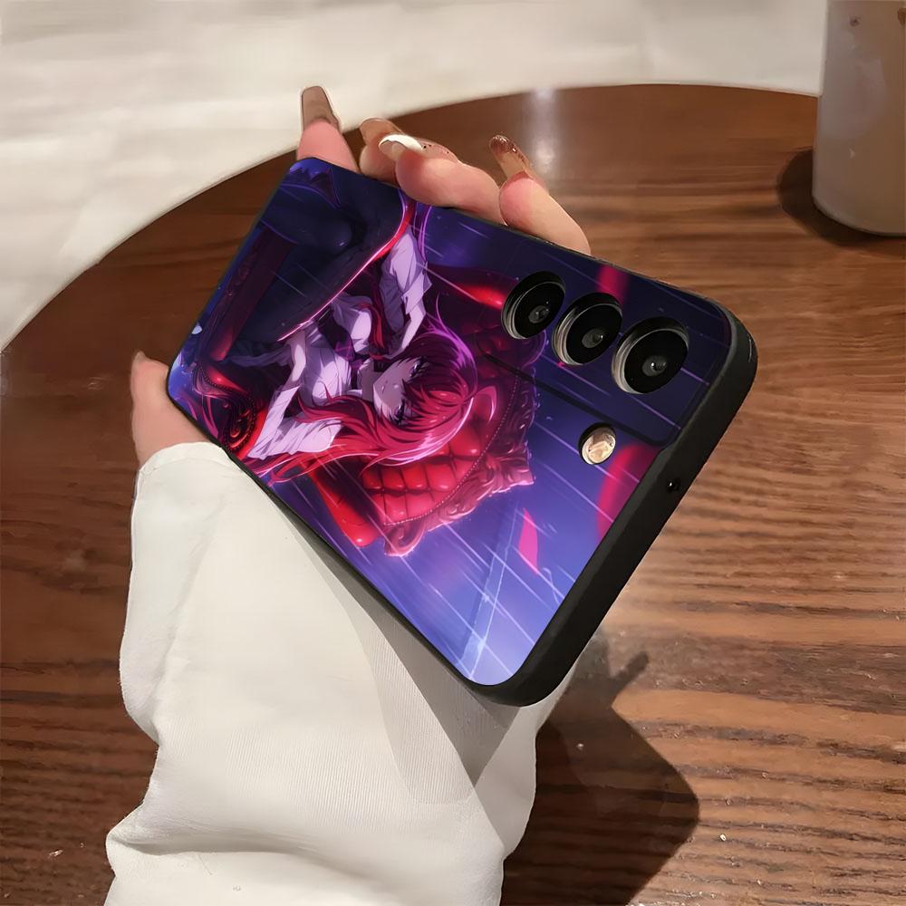 Чехол для телефона DXD Rias G-Gremory для Samsung S26 S25 S24 FE S23 S22 S21 Plus S20 Ultra Note20Ultra Черный Мягкий