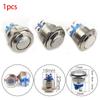 IP67/IK08 Rated 16mm Waterproof Metal Push Button Switch with High Head Design