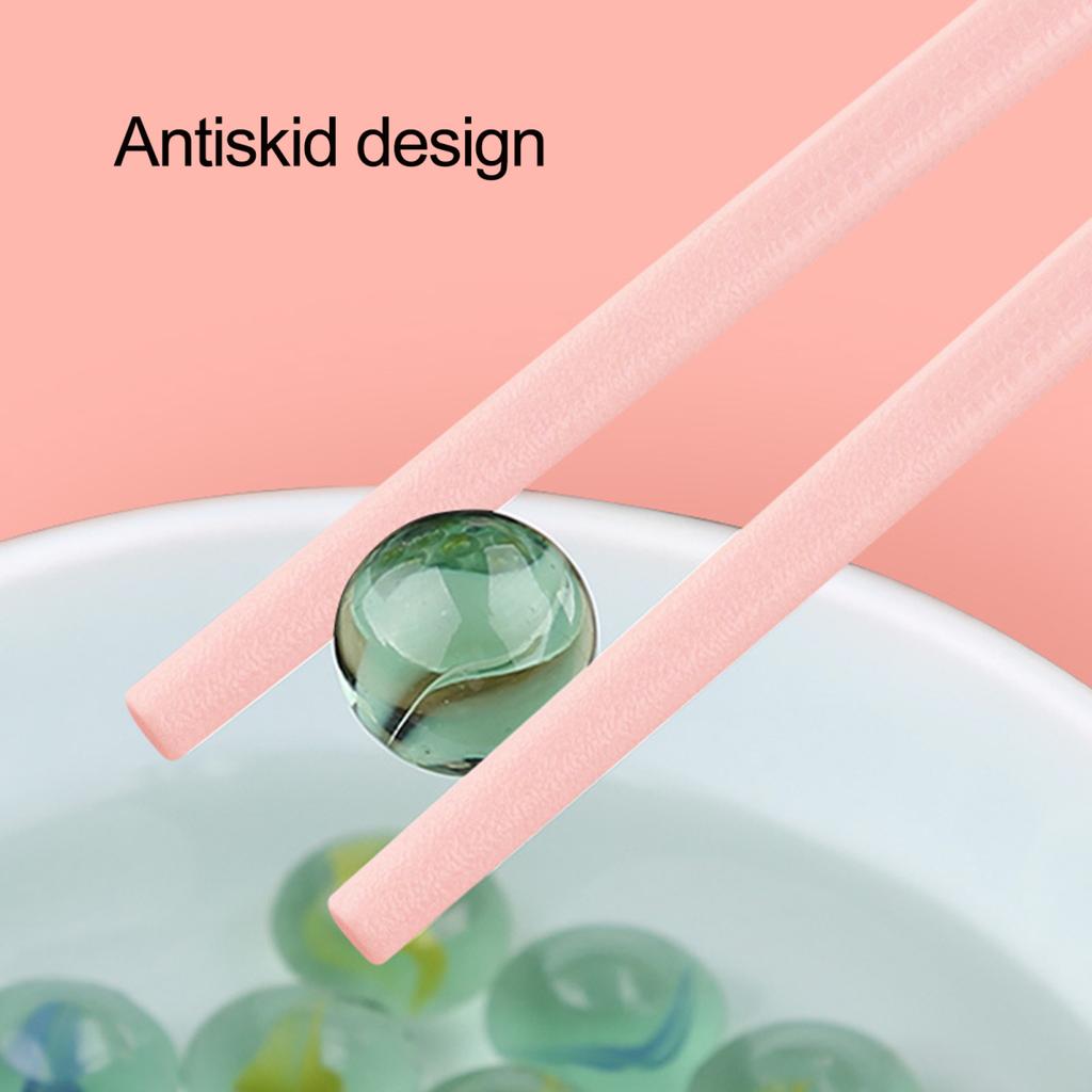 5 Pairs Food Chopsticks Heat Resistant Lightweight Pink Cherry Blossom Chopsticks for Home