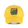 Never Give Up Military Motivation Baseball Cap Fashion Outdoor Sports Sunhat Unisex Snapback Cap Womens