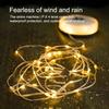 LED Camping Fairy Lights Power Display 200LM Camping String Lights 1800Mah Hangable for Parasol Tent Balcony Party Gazebo Garden