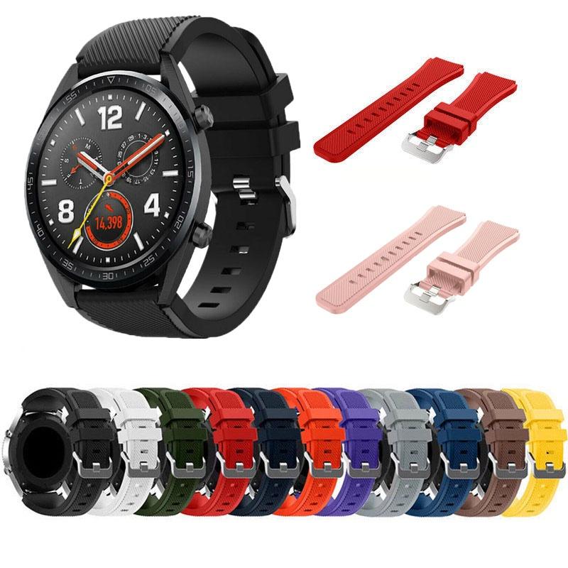Цветной Удобный Силиконовый Спортивный Браслет Для Huawei Watch Gt Ремешок На Запястье