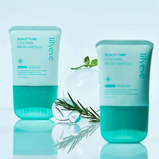 lilyeve Scalpturn Cica PDRN Кисть Ампула для охлаждения и против выпадения волос 100 мл