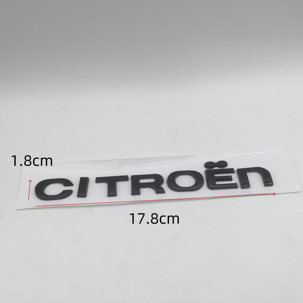 1 шт. 3D ABS для Citroen Буквы на автомобиль Передний значок на капот Наклейка на капот Задний значок на багажник Наклейка Стайлинг автомобильные аксессуары
