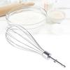 Stainless Steel Egg Beater Manual Metal Mixing Stir Tool Accessory Gadget for Cooking Baking Durable Metal Egg Mixer