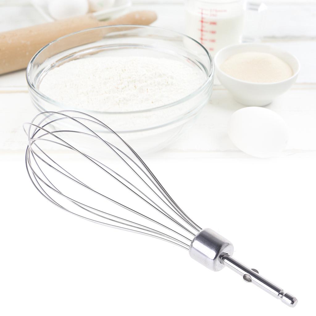 Stainless Steel Egg Beater Manual Metal Mixing Stir Tool Accessory Gadget for Cooking Baking Durable Metal Egg Mixer