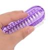 Plastic Nail Cleaning Scrubbing Brush Double Sided Hand Nail Brush Cleaner