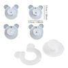 4Pcs Bed Sheet Straps, Duvet Cover Fastener Clip, Non-Slip Elastic Fitted Sheet Holders, No-Pin Safety Fastener Clips for Bed Sh