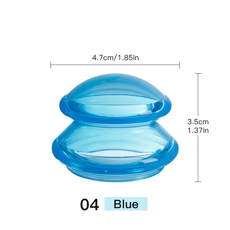 Силиконовые массажные банки Массаж глубоких тканей Массажер для тела Вакуумная банка Антицеллюлитная присоска Инструмент для здоровья Скребок