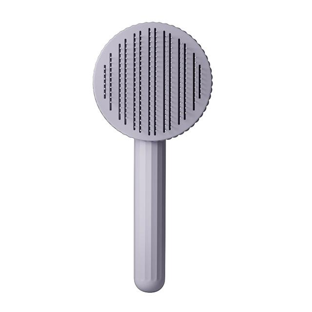 Расческа для удаления шерсти домашних животных, щетка для кошек, самоочищающаяся щетка-пуходерка для кошек, собак, скребок для удаления волос, инструмент для ухода за домашними животными, аксессуары для кошек