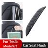 Car Rear Seat Back Hooks for Tesla Model 3/Y Car Seat Back Hanger Headrest Organizer Hooks for Backpack Car Accessories