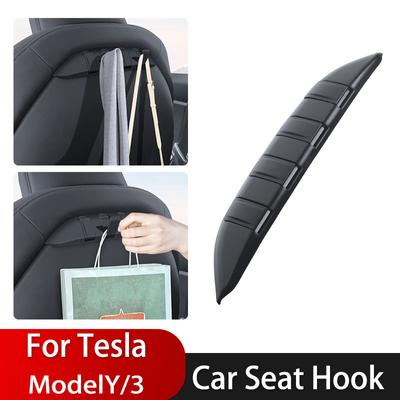 Крючки для спинки заднего сиденья автомобиля Tesla Model 3/Y, вешалка для подголовника, крючки для рюкзака, автомобильные аксессуары