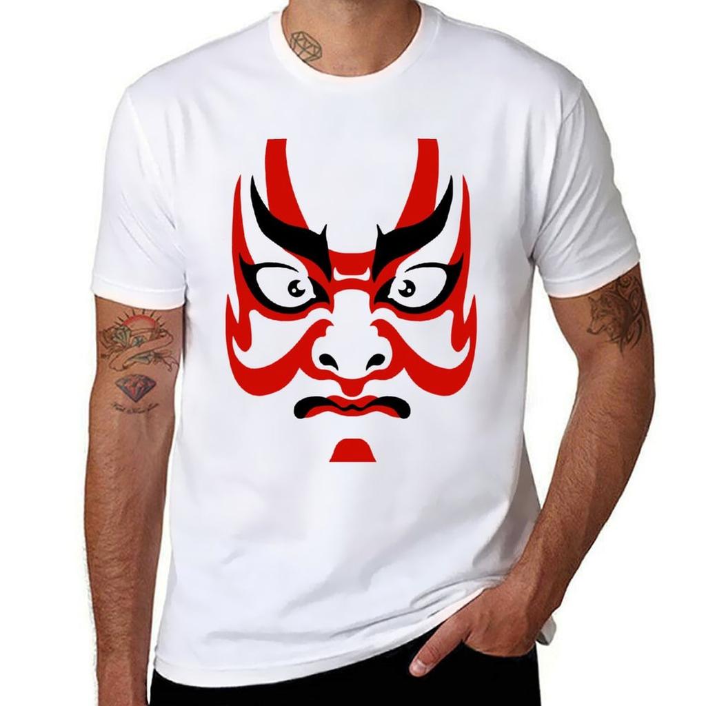 Kabuki TShirt Plus Size Gym Sports TShirt