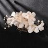 Crystal Wedding Red/Pink/Champagne Bridal Clips Flower Hair Pin  Hair Combs Bridesmaid Tiara
