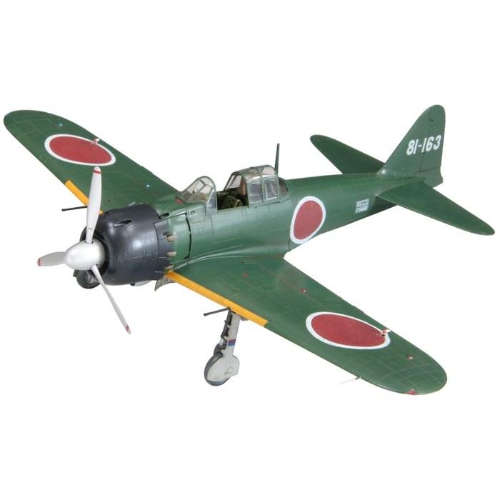 Fine Molds 1/48 Истребитель Зеро Императорского японского флота Модель 52 (Сделано Mitsubishi, Средняя серия производства) Пластиковая модель FZ01 (Самолет) Серый