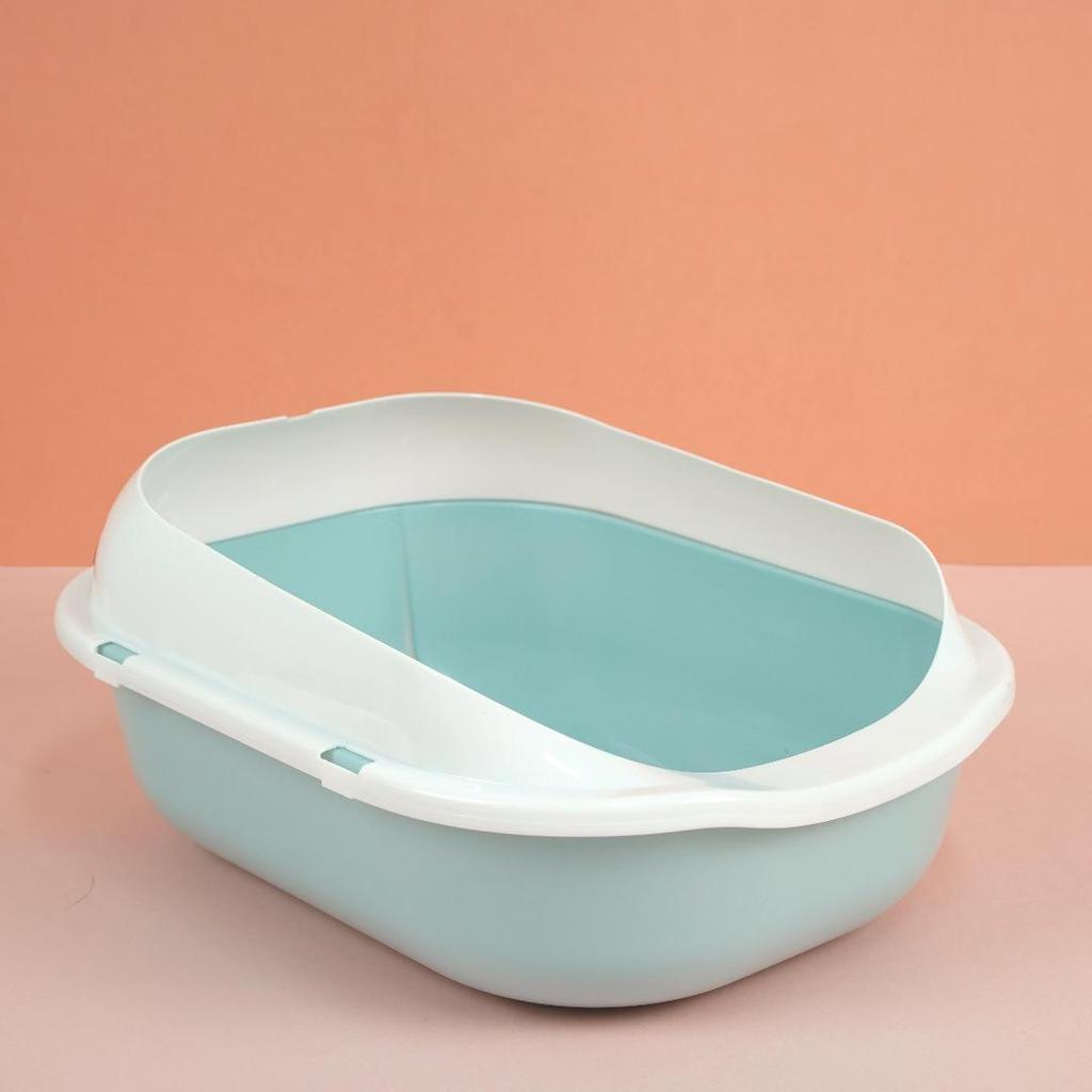 Открытый кошачий туалет с защитой от брызг