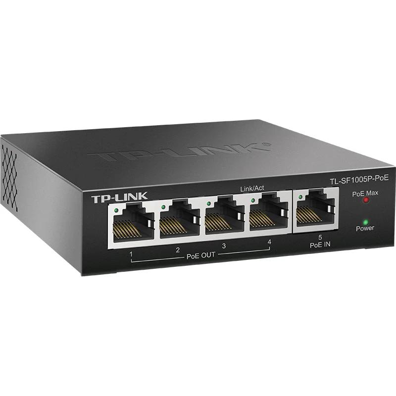 TP-LINK 5-Port 10/100Mbps PoE Desktop Switch