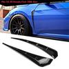 Pair R-Style Glossy Black Car Front Fender Vents Fits For Honda Civic 2016-20 US