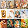 Diamond Mosaic Fox 5D Diy Diamond Painting Animal Fox Full Diamond Embroidery Rhinestones Picture Cross Stitch Kits Home Decor